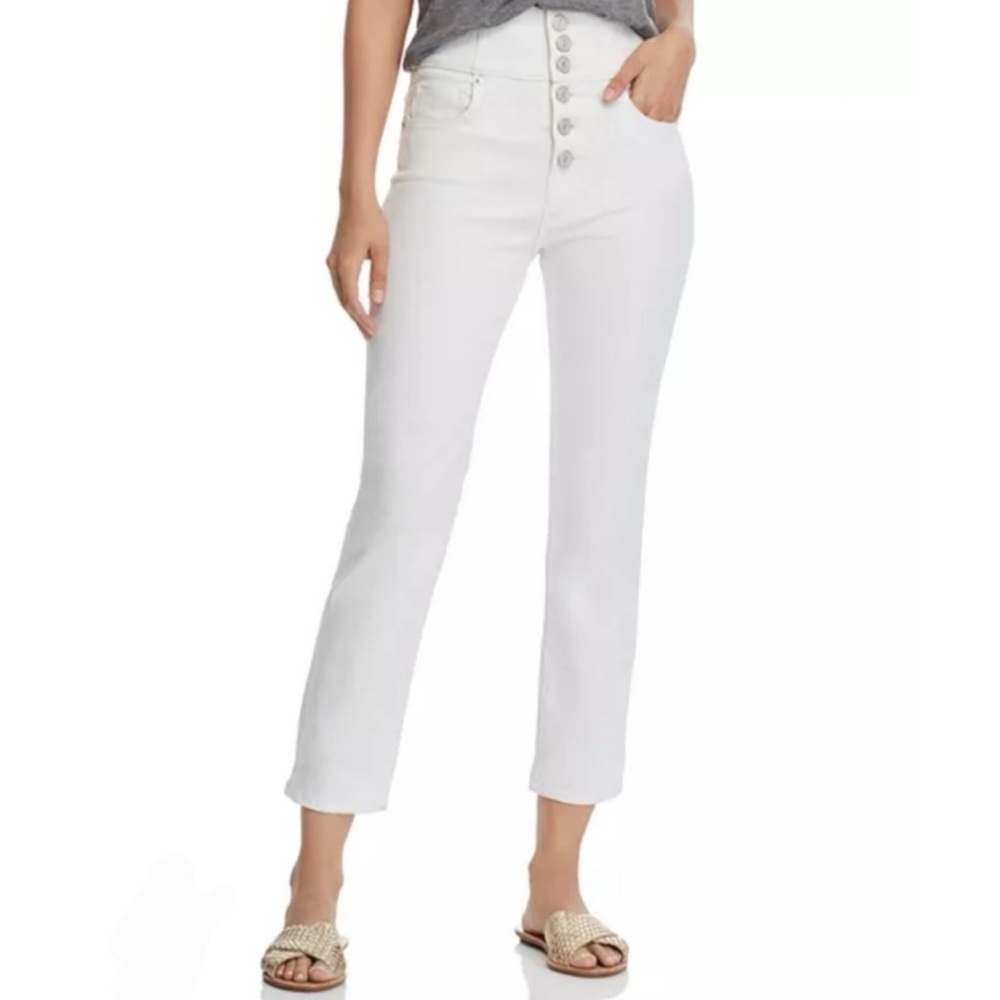 Joie White High Rise Jeans Ankle Length